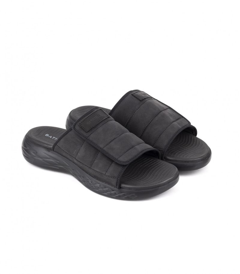 Sandalias-de-goma-con-velcro-en-negro