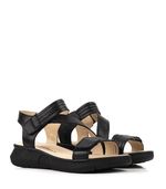 Sandalias-de-cuero-negro-con-velcro