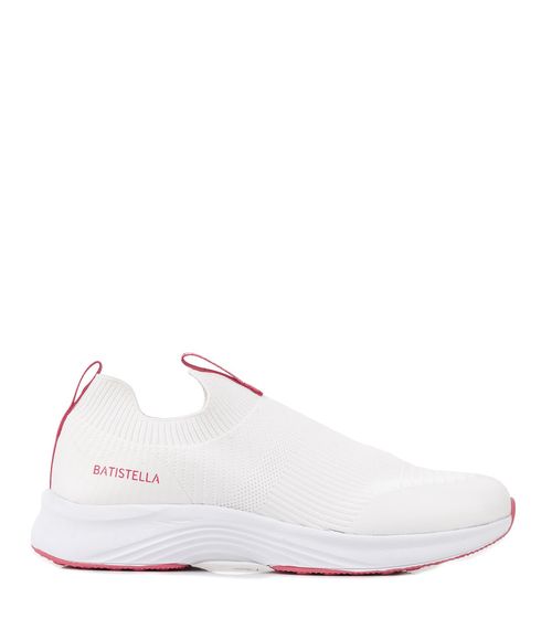 Zapatillas urbanas de tela en blanco