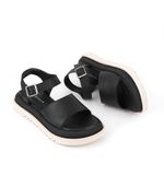 Sandalias-bajas-clasicas-de-cuero-negro