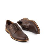 Zapatos-de--vestir-en-cuero-picado-marron