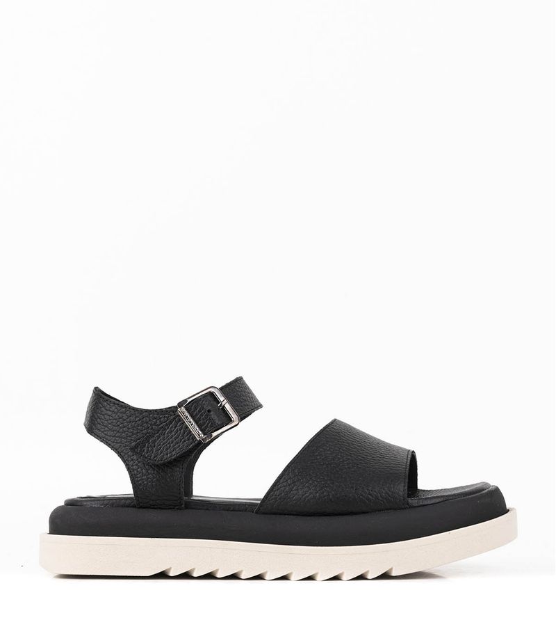 Sandalias-bajas-clasicas-de-cuero-negro