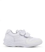 Zapatillas-colegiales-de-cuero-en-blanco