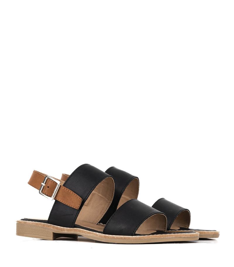 Sandalias-bajas-clasicas-de-cintas-de-cuero-negro