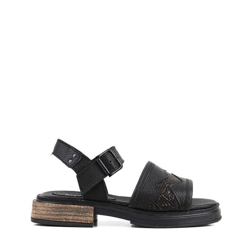 Sandalias bajas de cuero |Sandalias de mujer