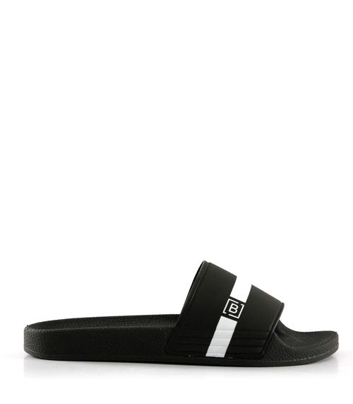 Sandalias de goma en negro