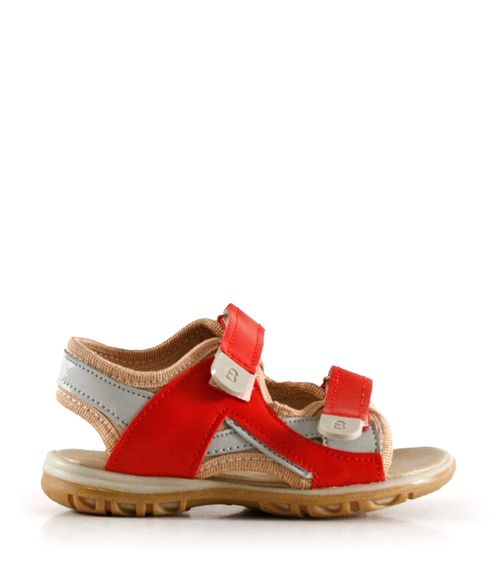 Sandalias de símil en rojo