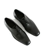 Zapatos-de-vestir-acordonados-de-cuero-negro