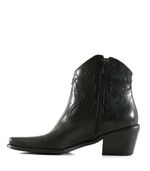 Botas-cortas-texanas-de-cuero-negro