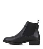 Botas-cortas-con-lazo-de-cuero-negro