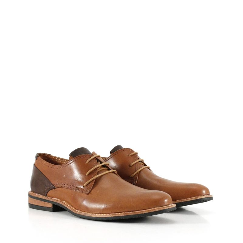Zapatos de cuero suela con base de goma