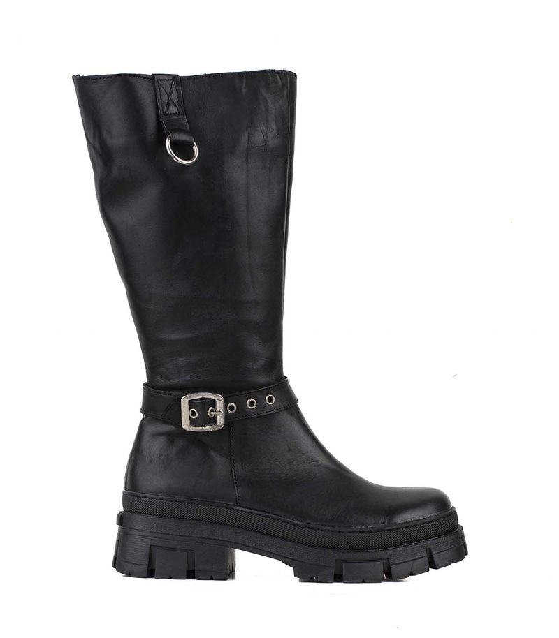 Bota-alta-estilo-combat-de-cuero-negro