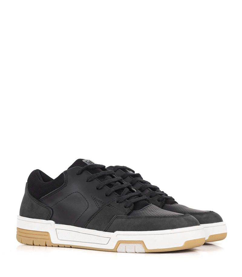 Zapatillas-chuncky-de-cuero-negro