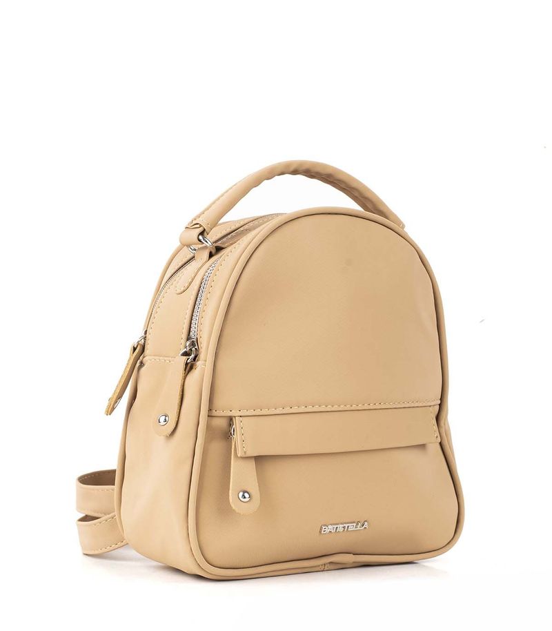 Mochila-de-tela-engomada-en-beige