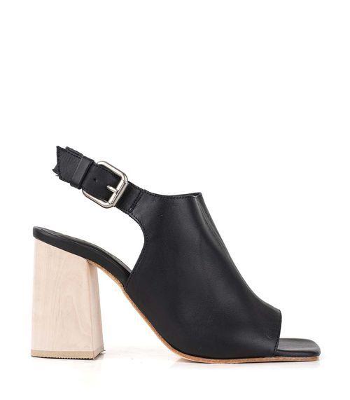 Sandalias de cuero boca de pescado