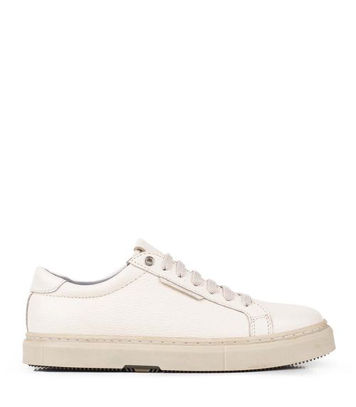 Zapatillas urbanas clásicas de cuero manteca