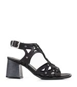 Sandalias-caladas-de-cuero-negro