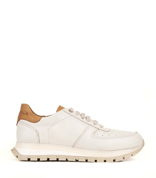 Zapatillas urbanas de cuero blanco