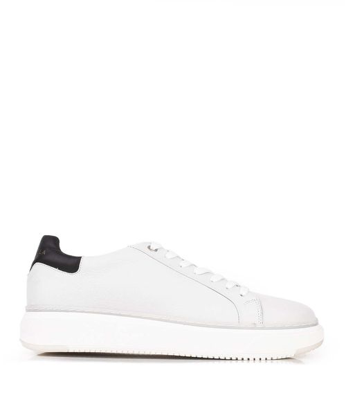 Zapatillas urbanas de cuero blanco