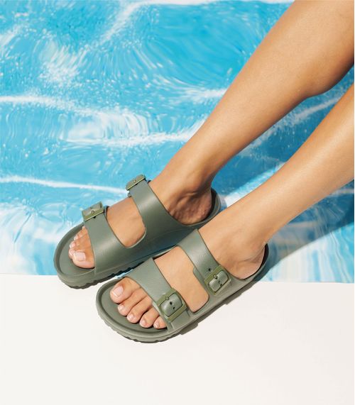 Birks de goma en verde