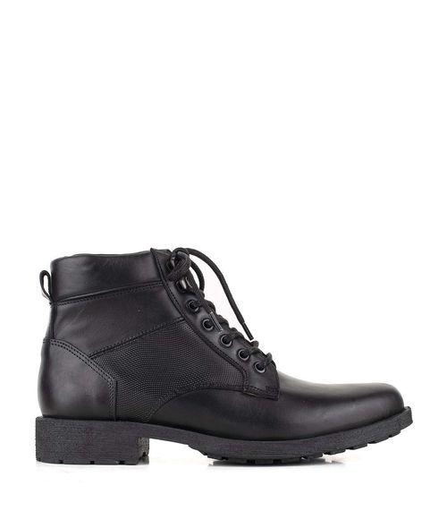 Borcegos clasicos de cuero negro
