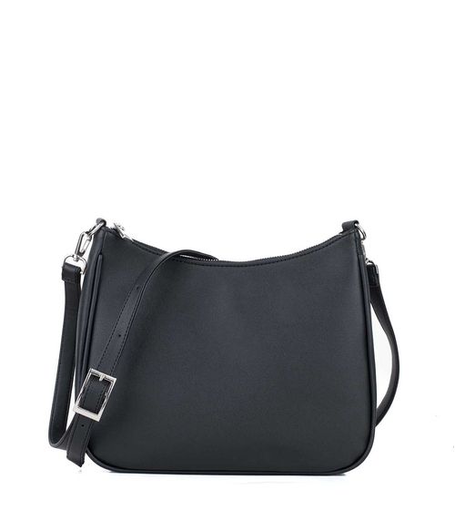 Bandolera clásica de simil cuero negro