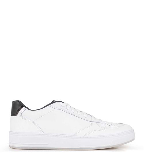 Zapatillas hombre de cuero con base cosida