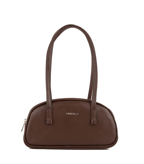 Bandolera de simil cuero con manijas largas