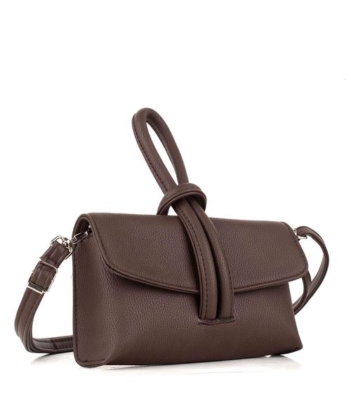 Mini bag simil de mano con solapa