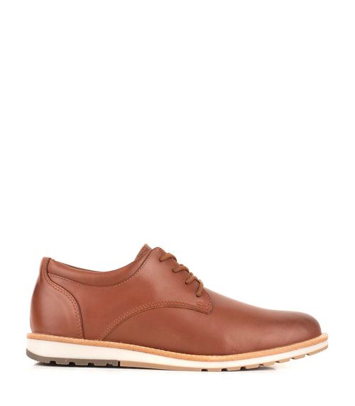 Zapato de cuero acordonado liviano